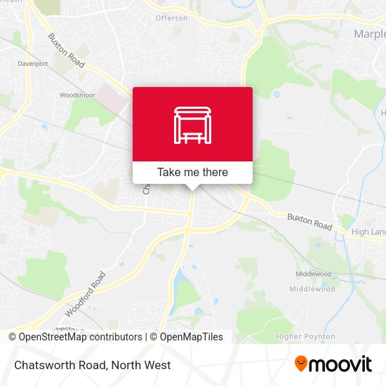 Chatsworth Road map