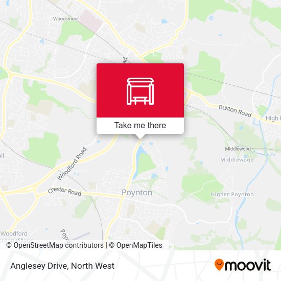 Anglesey Drive map