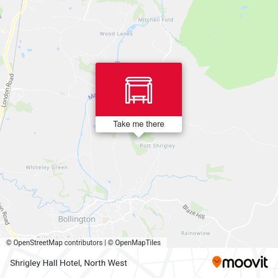 Shrigley Hall Hotel map