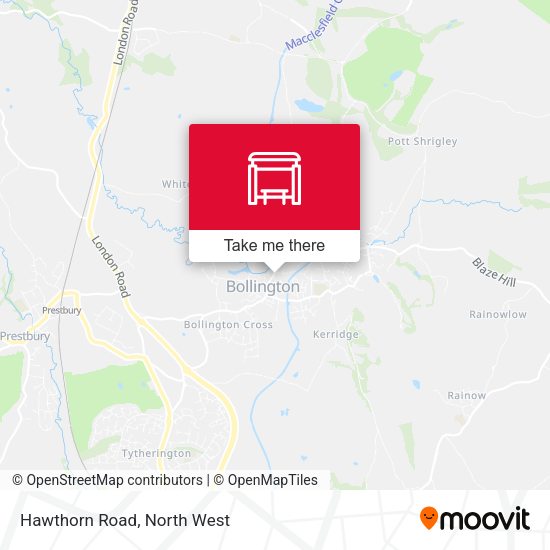 Hawthorn Road map