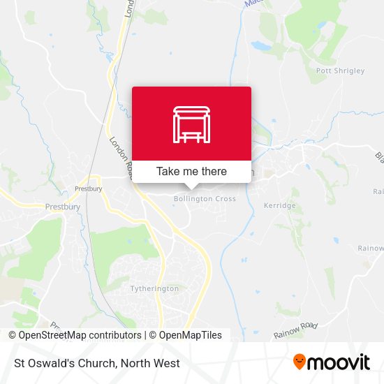 St Oswald's Church map
