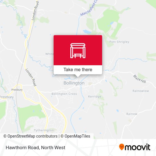 Hawthorn Road map