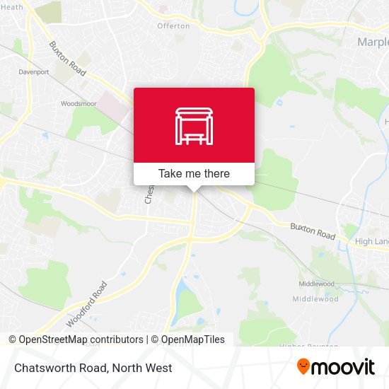 Chatsworth Road map