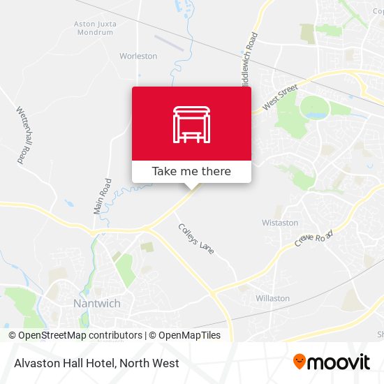 Alvaston Hall Hotel map