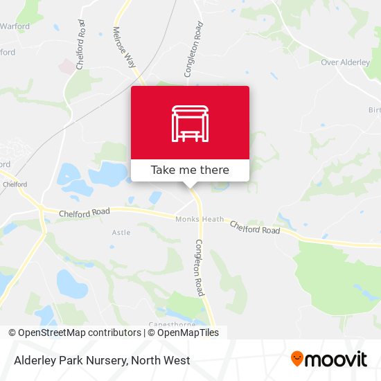 Alderley Park Nursery map