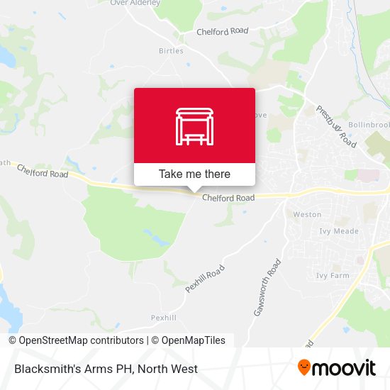 Blacksmith's Arms PH map