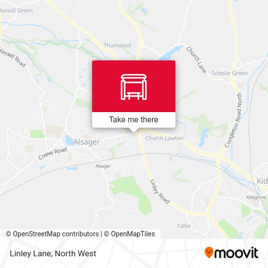 Linley Lane map