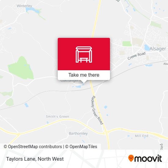 Taylors Lane map