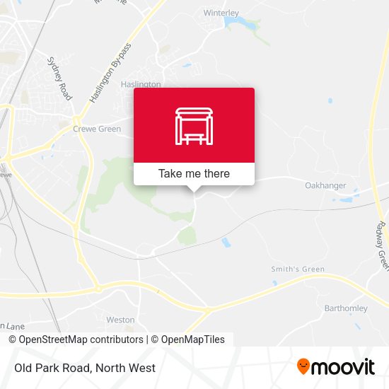 Old Park Road map
