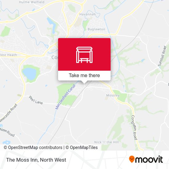 The Moss Inn map