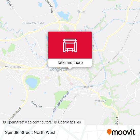 Spindle Street map