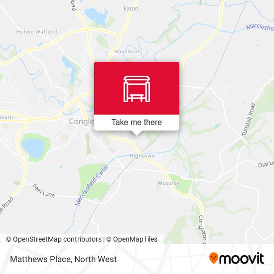 Matthews Place map