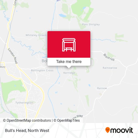 Bull's Head map