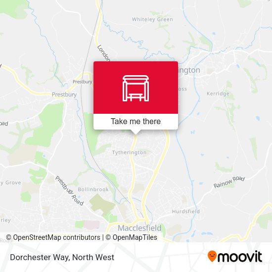 Dorchester Way map