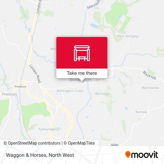 Waggon & Horses map