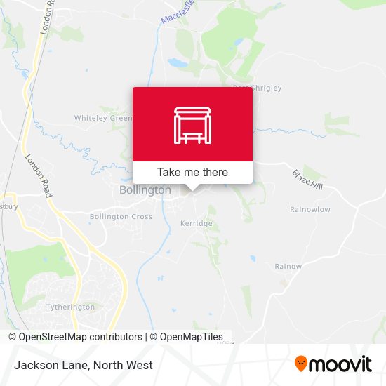Jackson Lane map