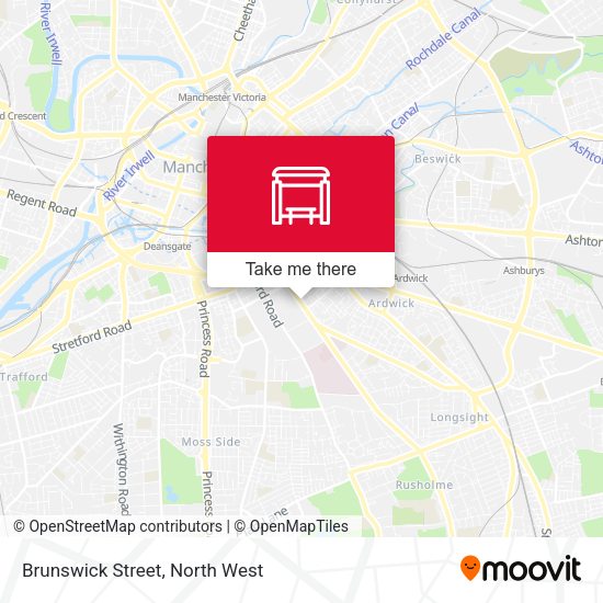 Brunswick Street map