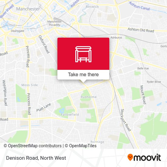 Denison Road map