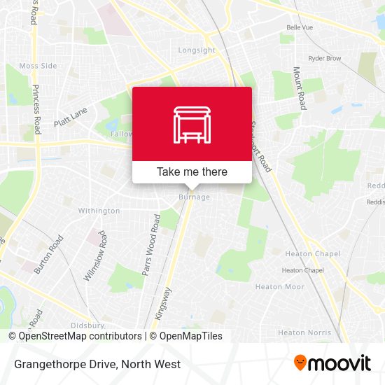 Grangethorpe Drive map