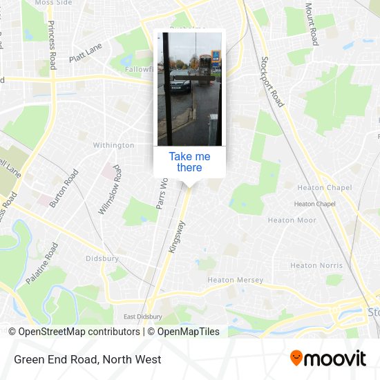 Green End Road map