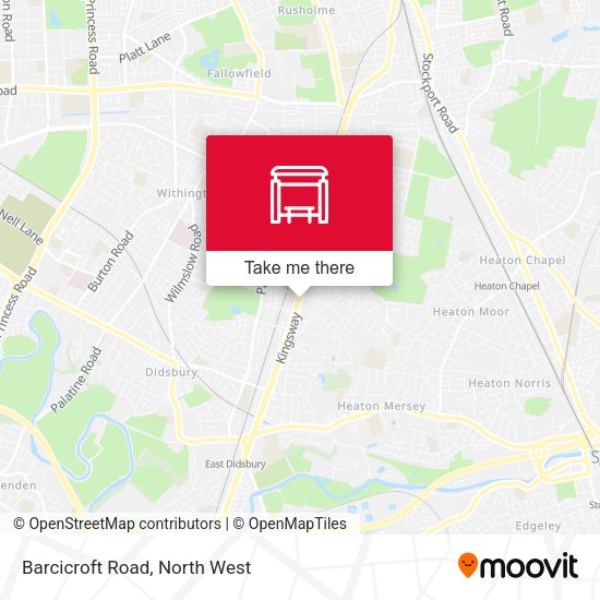 Barcicroft Road map