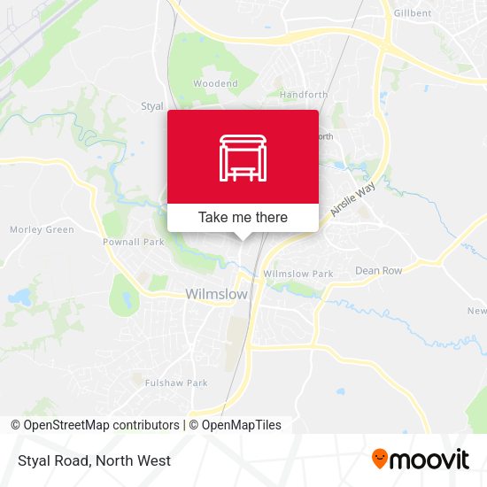 Styal Road map