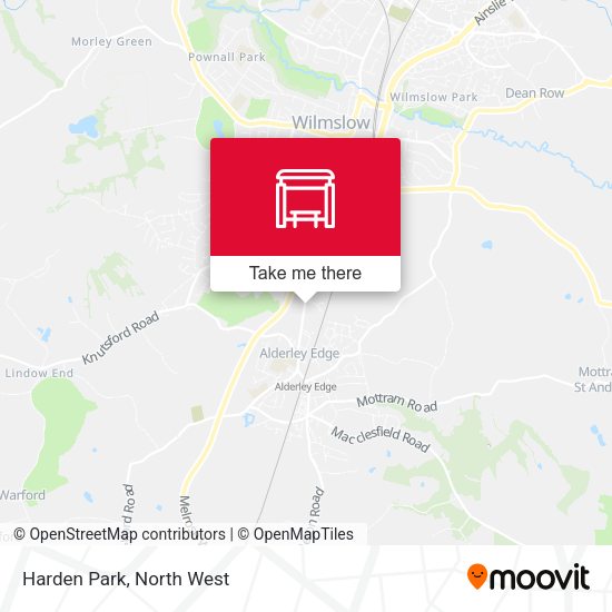 Harden Park map