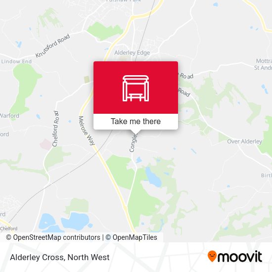 Alderley Cross map