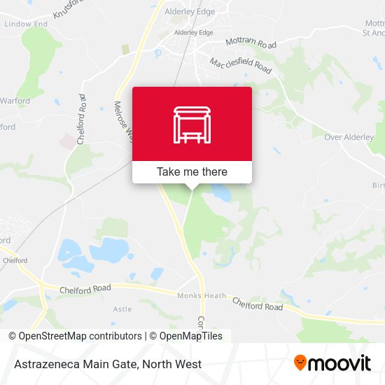 Astrazeneca Main Gate map