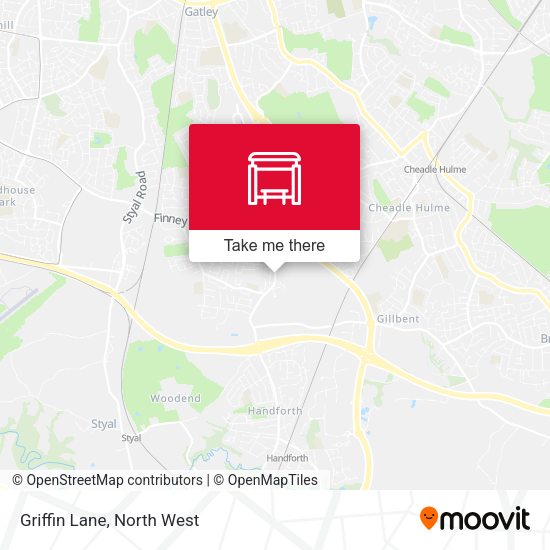 Griffin Lane map