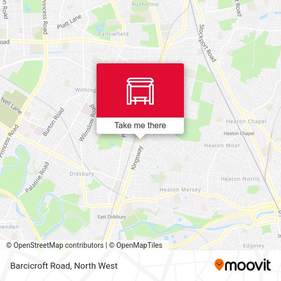 Barcicroft Road map