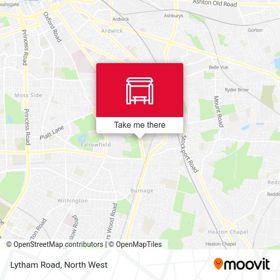 Lytham Road map