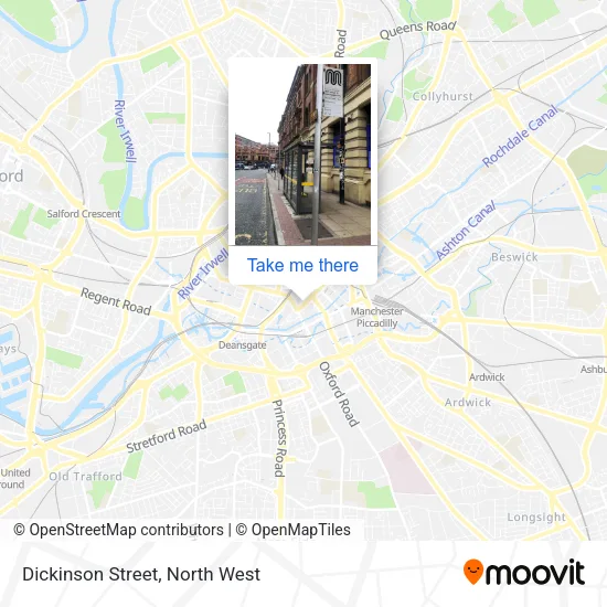 Dickinson Street map