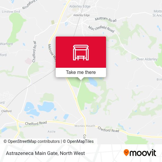 Astrazeneca Main Gate map