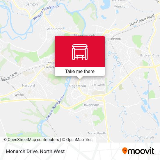 Monarch Drive map