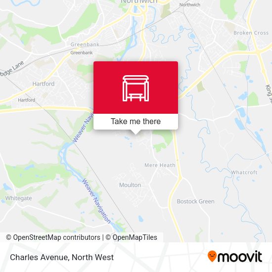 Charles Avenue map