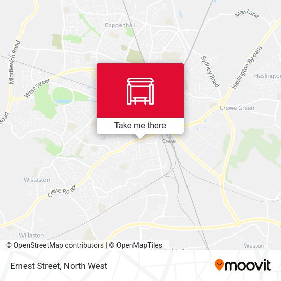 Ernest Street map