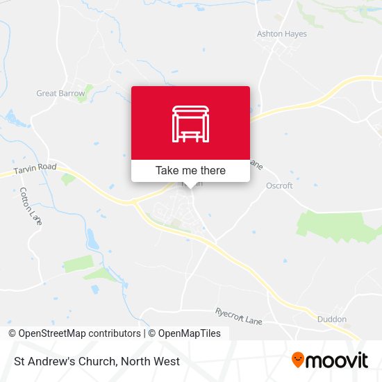 St Andrew's Church map