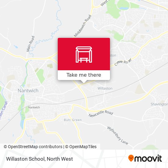 Willaston School map