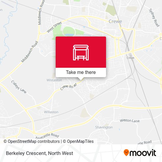 Berkeley Crescent map