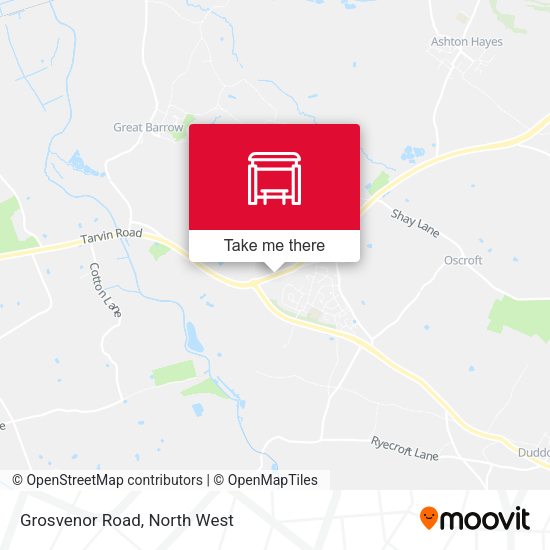Grosvenor Road map