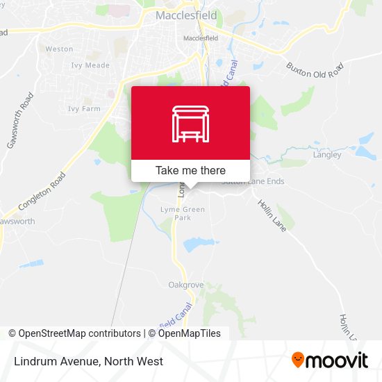 Lindrum Avenue map