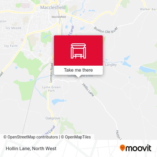 Hollin Lane map