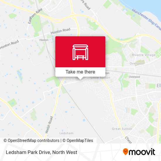 Ledsham Park Drive map