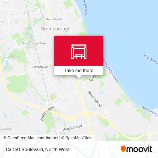 Carlett Boulevard map