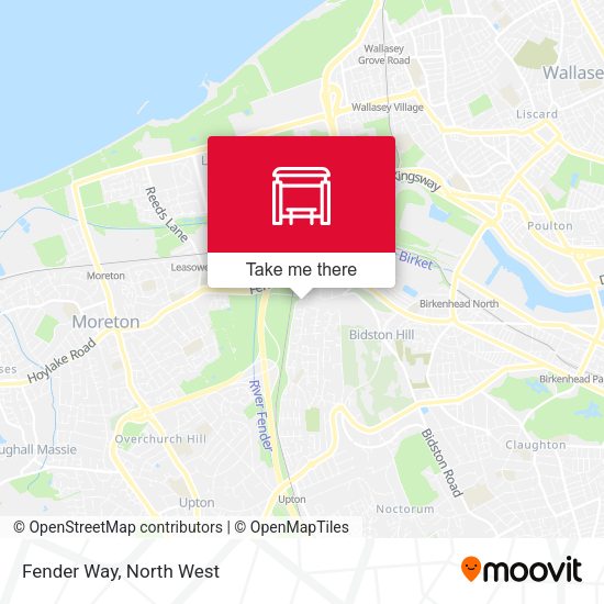 Fender Way map