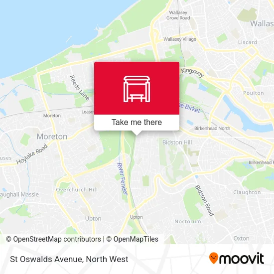 St Oswalds Avenue map