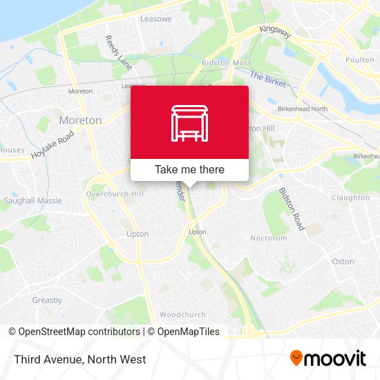 Third Avenue map