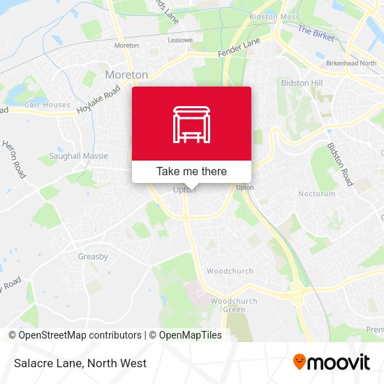Salacre Lane map