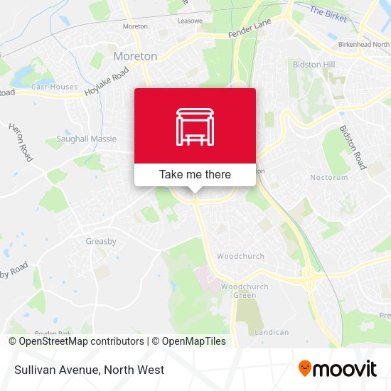 Sullivan Avenue map